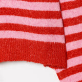 Versatile Striped Retro Loose Knit Cardigan