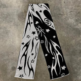 Y2K Star Anime Knitted Scarves
