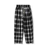 Retro Plaid Loose Fit Pants