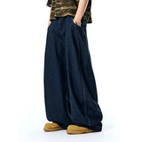 Vintage Wide-Leg Denim Jeans