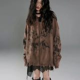 Vintage Grunge Distressed Knitted Cardigan