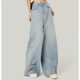 Essential High Waist Baggy Wide Leg Jeans