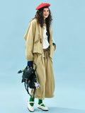 Trendy Casual Loose Hooded Windbreaker Jacket