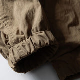 Lightweight Stand Collar Cargo Bomber Jacket