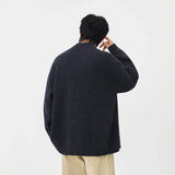 Cozy Ribbed Knit Mock Neck Cardigan