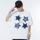 Pentagrams Patchwork T-Shirts