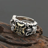 Big Cross Resizble Ring