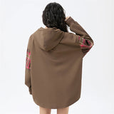 Women Korean Chic Elegant Stitched Swetshirt