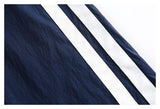 Summer Streetwear Striped Sport Windbreaker Jacket