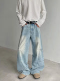 Iconic Blue Washed Baggy Denim Jeans