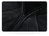 Retro Black Oversized Hoodie