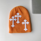 Cross Knitted Beanie