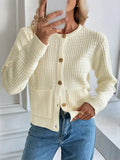 Cozy Button Front Knitted Cardigan