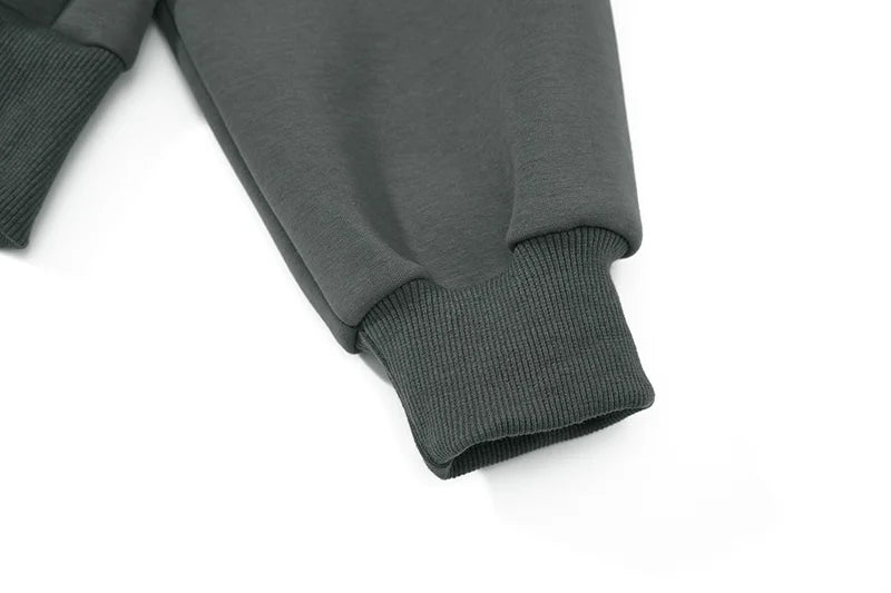 Long-lasting Gothic Printed Loose Hooded Sweatshirt