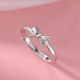 Sweet Bow Knot Opening Finger Ring
