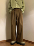 Old Money Style Basic Daily Pants