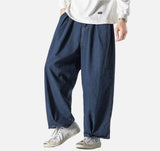 Streetwear Baggy Denim Wide Leg Cargo Jeans