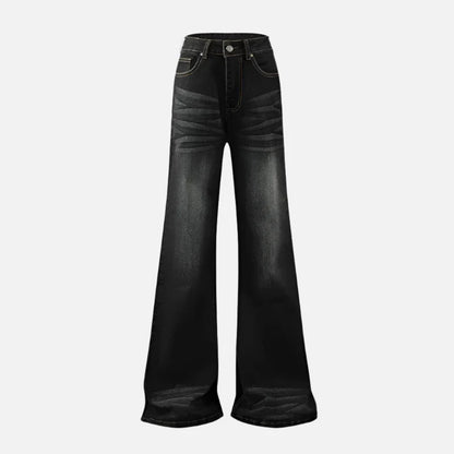 High Quality Oversize Black Denim Jeans