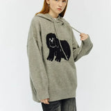 Women Animal Cool Gray Hip Hop Hoodie