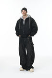 Streetwear Detachable Layered Winter Baseball Jacket