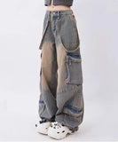 Stylish High Waist Wide Leg Baggy Jeans