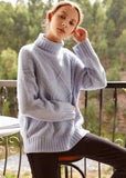 Y2K Cozy Chic Turtle Neck Casual Sweater