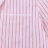 Elevated Y2K Striped Long Sleeve Cropped Shirt