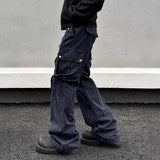 American Style Retro Trend Slim Baggy Jeans