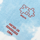 Elevated Vibrant Tie Dye Puzzle Letter T-Shirt