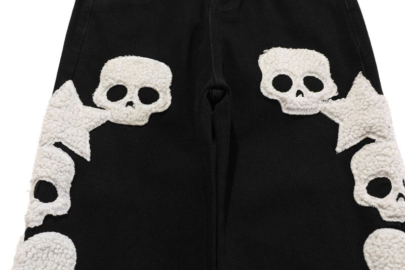 Skull Denim Jeans