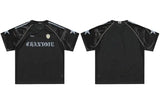 Streetwear Oversize Letter Star Graphic Sport T-Shirt