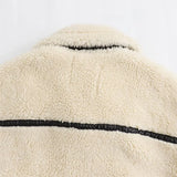 European Style Artificial Faux Fur Motorcycle Jacket