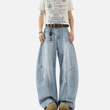 Korean Style High Street Ripped Loose Jeans
