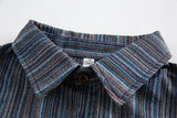 Women's Necktie Striped Shirt