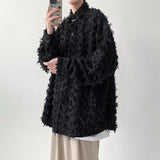 Streetwear High Quality Personality Thick Tassel Shirt