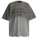 Stylish Y2K Grunge Graphic Tie Dye Ripped T-Shirt