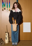 Y2K Winter Breathable Furr Puffer Jacket