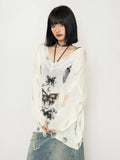 Cozy Hollow Knit Long Sleeve Sweater