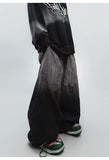 Men's Punk Scimitar Baggy Wide-Leg Jeans