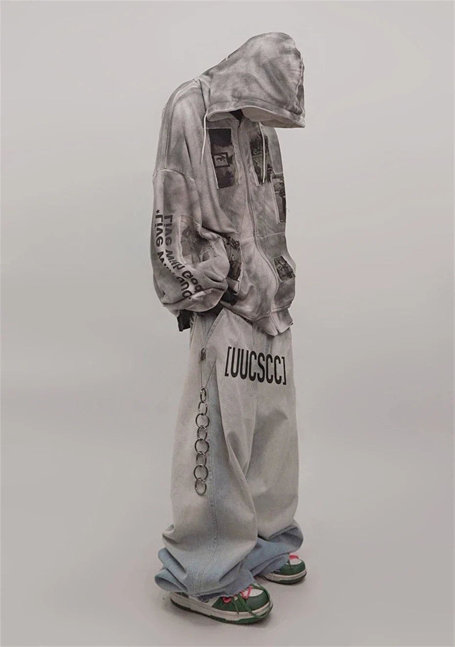 Streetwear Baggy Punk Hip Hop Denim Jeans