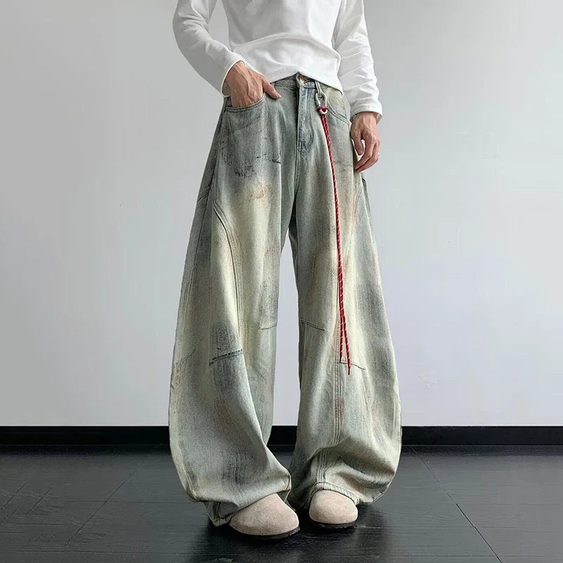Adaptive Stretch Wide Leg Denim Jeans