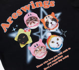Funny Cats Graphic T-Shirt