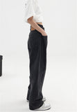 Black Baggy Women's High Waist Denim Pants