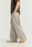 Loose Retro Solid Pants