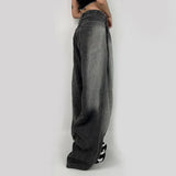 Women High Waist Wide Leg Denim Jeans