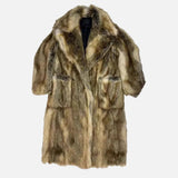 Y2K Luxury Oversized Colorful Faux Fur Coat
