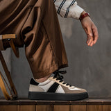 Panda Thick Bottom Vintage Sneakers