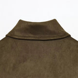 Versatile Long-lasting Leather Pilot Jacket