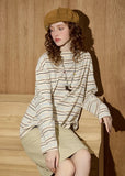 Retro Chic Striped Long Sleeve T-Shirt