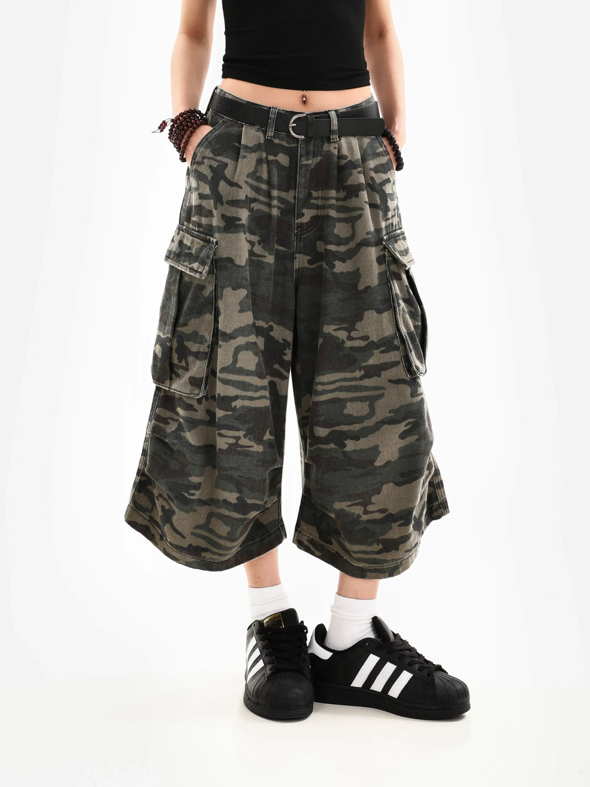 Stylish Camouflage Cargo Shorts